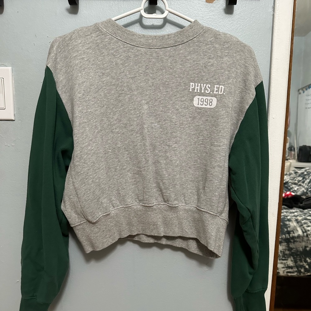 -Phys. Ed. cropped crewneck